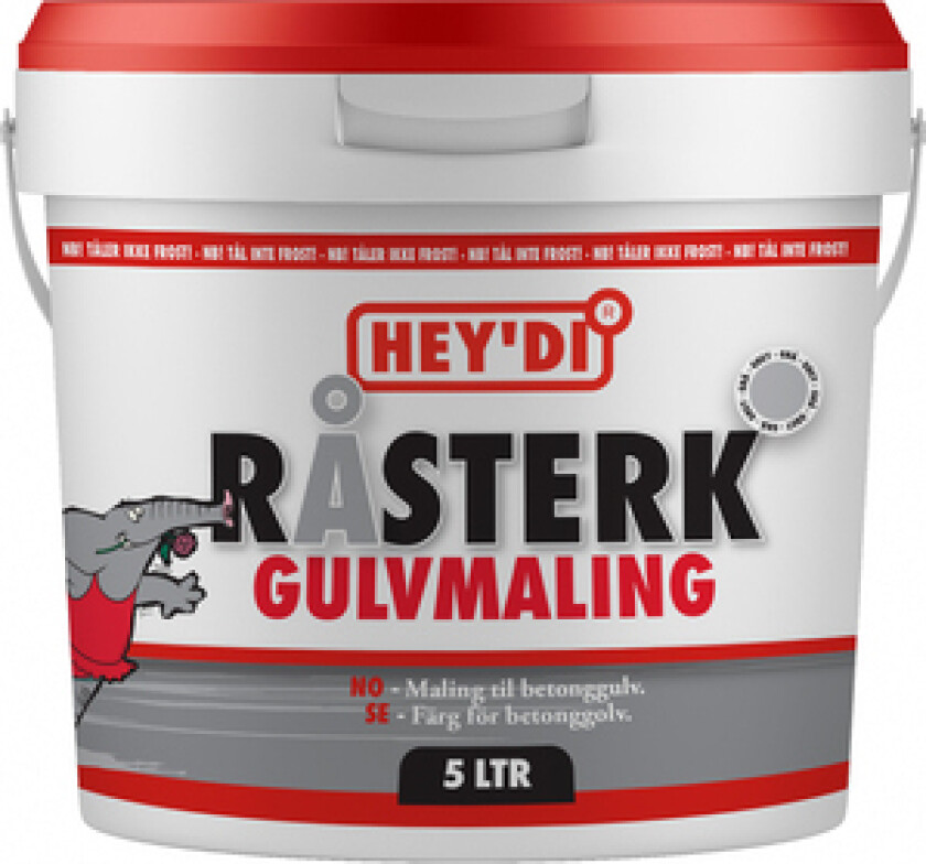 Gulvmaling råsterk vannbasert 5l