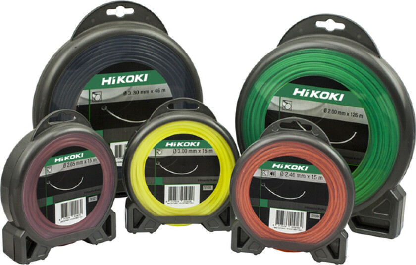 Tråd rund 3,0mm 28m gul skog/hage