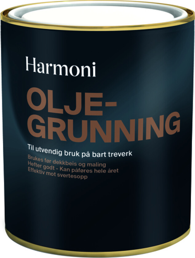 Oljegrunning hvit 0,75l
