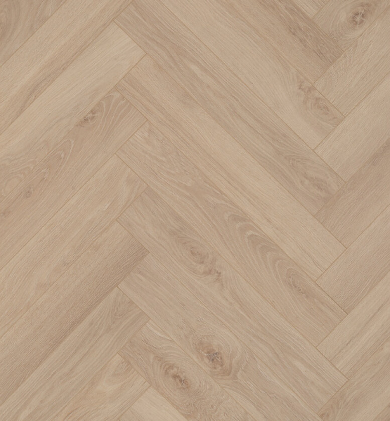 Laminatgulv chateau+ b bloom sand natur eik t: 8mm b: 84mm l: 504mm