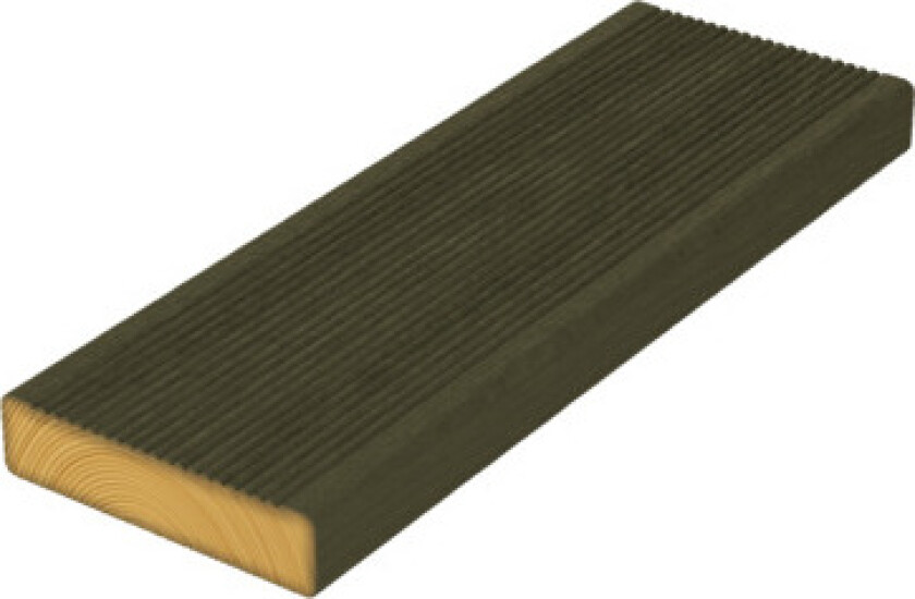 Terrassebord uno royal impregnert furu 28x120 mm rg 40 stormgrå