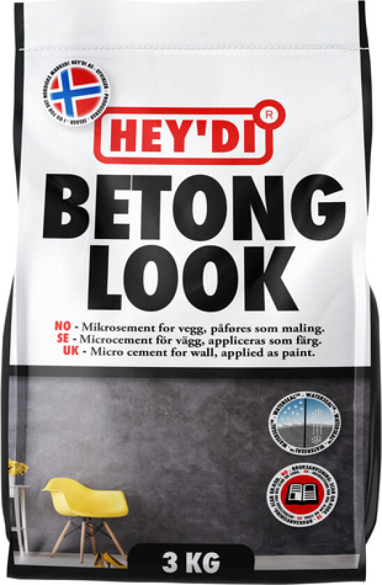 Betongmaling 3kg granitt