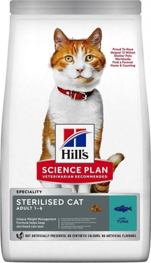 Hill's Science Plan Cat Adult Sterilised Tuna (15 kg)