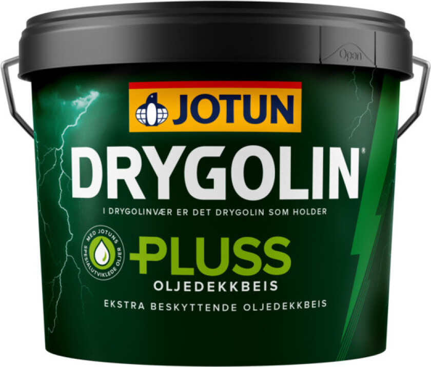 Drygolin Pluss oljedekkbeis klassisk hvit base 2.7l