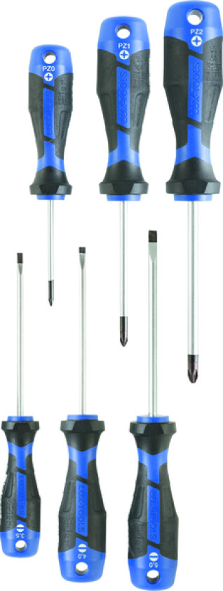 Skrutrekkersett 2c 6 deler