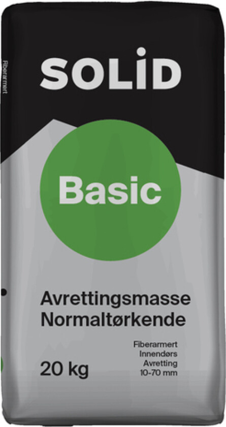 Avrettingsmasse basic 20kg