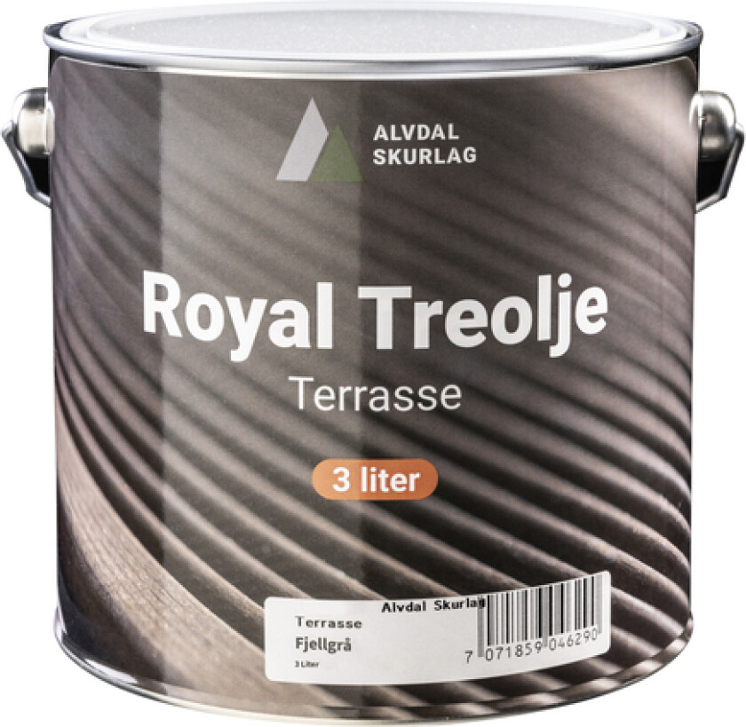 Olje til terrasse fjellgrå 3l