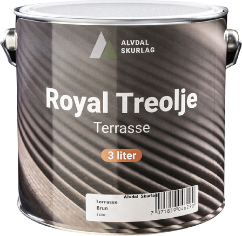 Olje til terrasse brun 3l