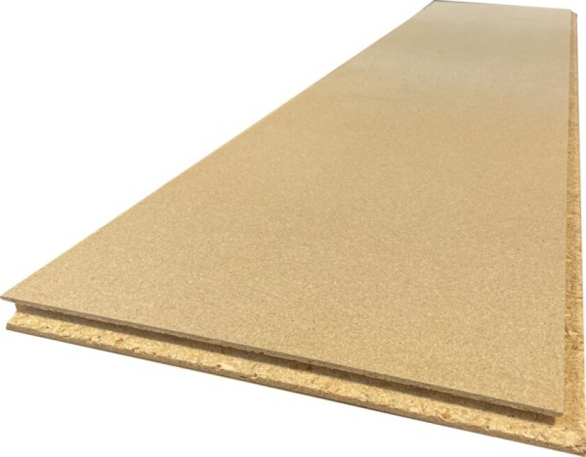 Bilde av Sponplate ergospon 18mm 18x410x1820 ubehandlet std p6 4s profil