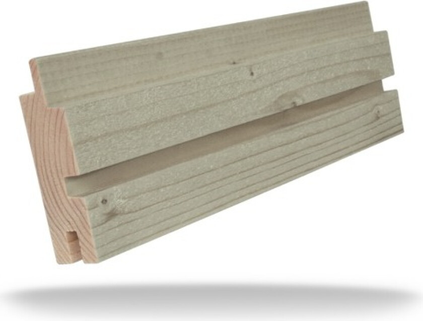Kledning gran 27x095 sw12s small zink gjennomimpregnert