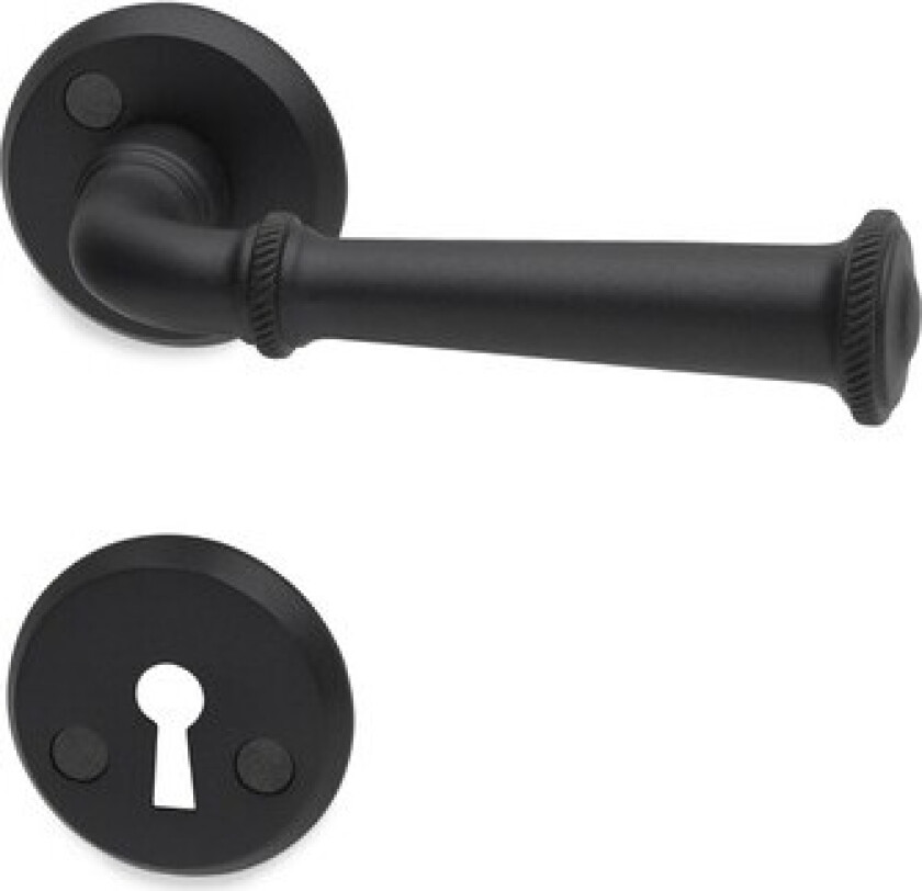 Dørvrider bergamo innv sort sb dt 38-42 mm