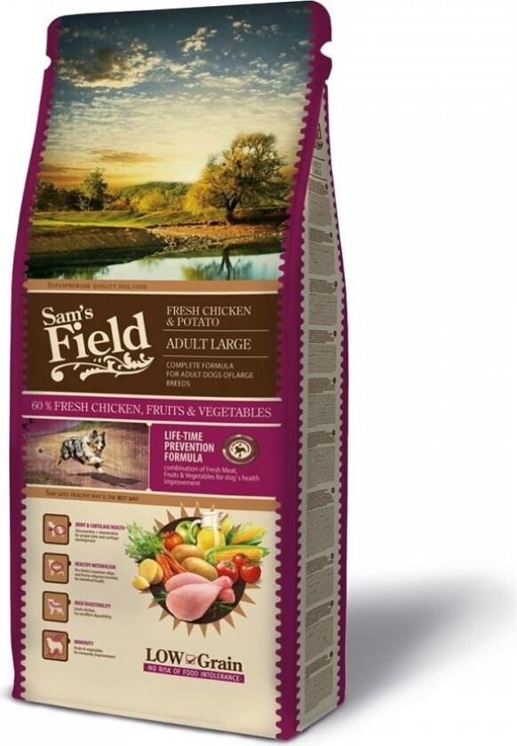 Sam's Field Adult Large Chicken & Potato (13 kg)