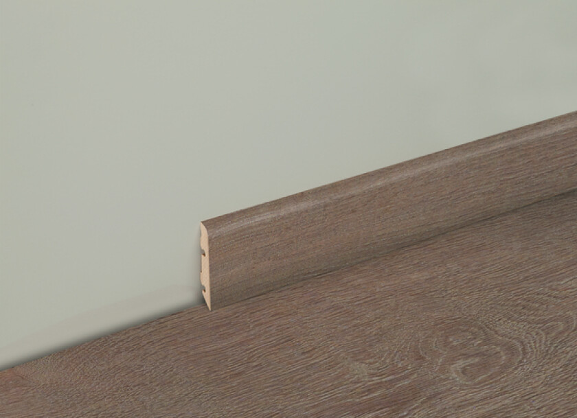 Sokkellist foliert mdf 14x60x2400  mm golden oak