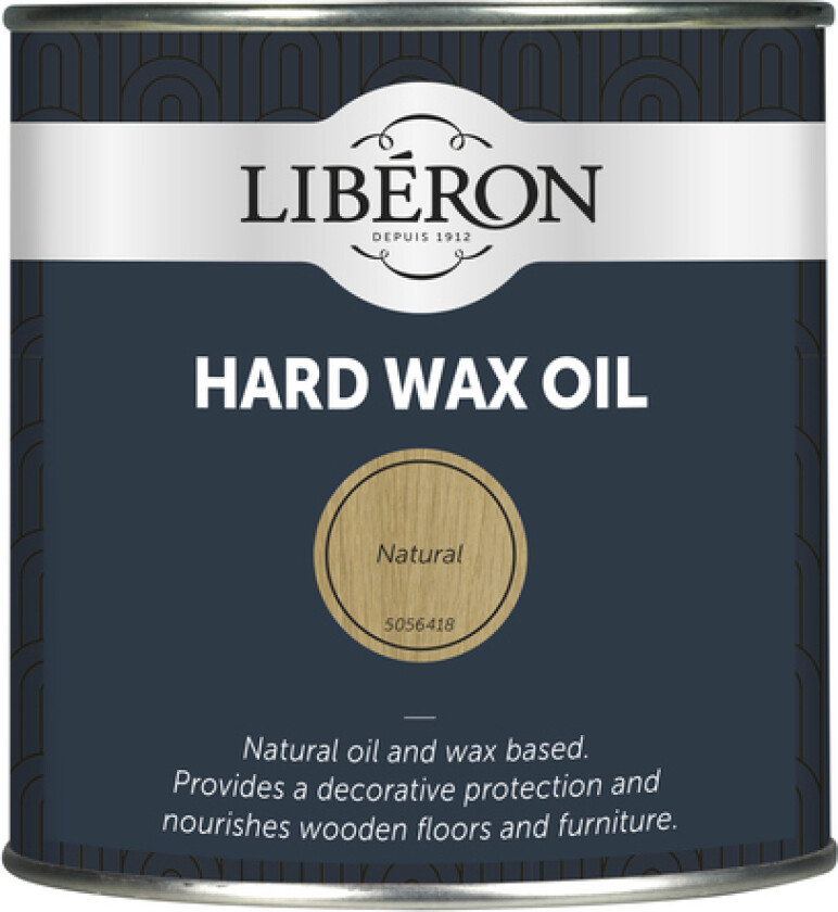 Olje hardvoks fargeløs 750ml