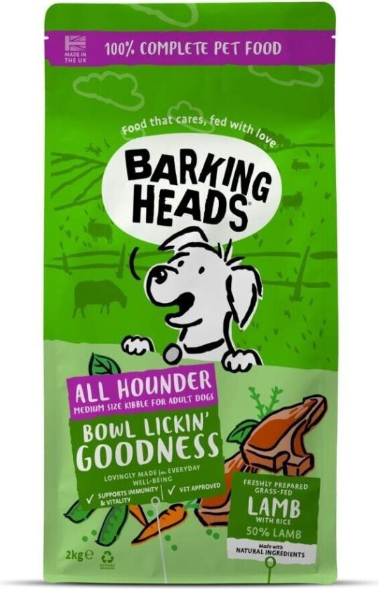 Barking Heads Chop Lickin' Lamb (2 kg)
