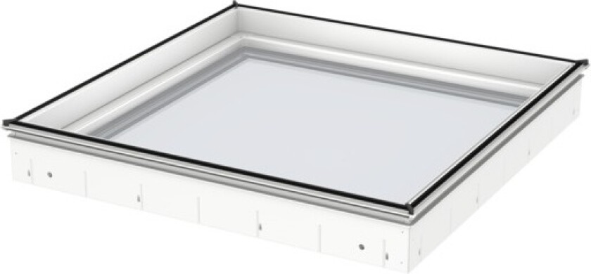 Overlys glass cfu 2-lags fast 90x90 base til overlys