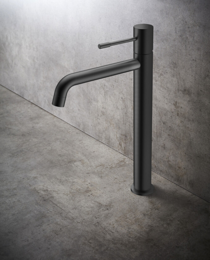 Bilde av Blandebatteri fine høy svartkrom