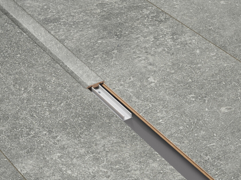 T-list stone grey 2,4m
