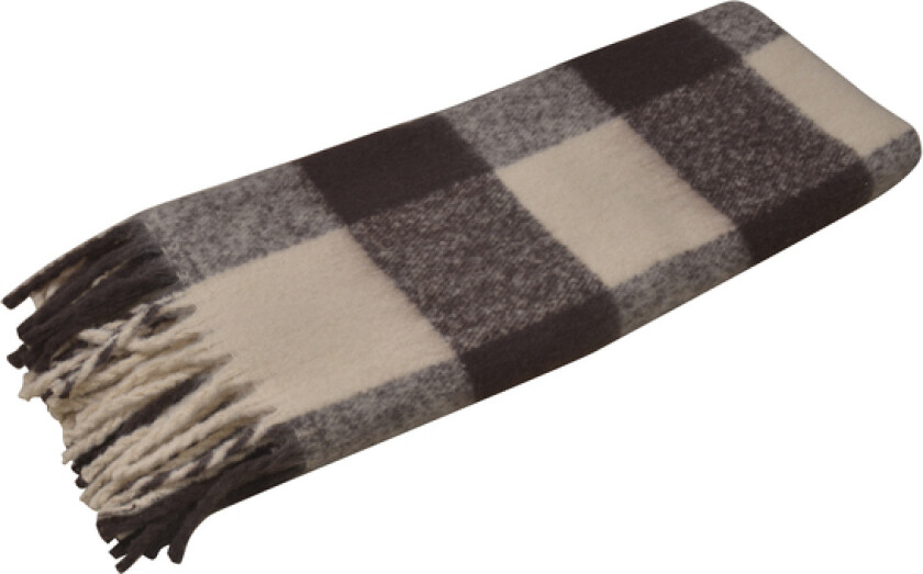 Pledd sirdal brun 127x152cm polyester