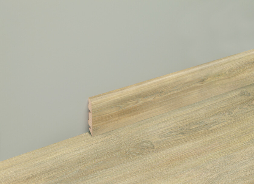Sokkellist foliert mdf 14x60x2400 mm katla natural