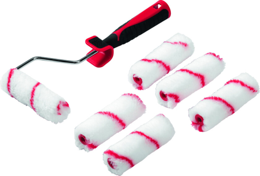 Prøverullsett 10cm 6 ruller med bøyle