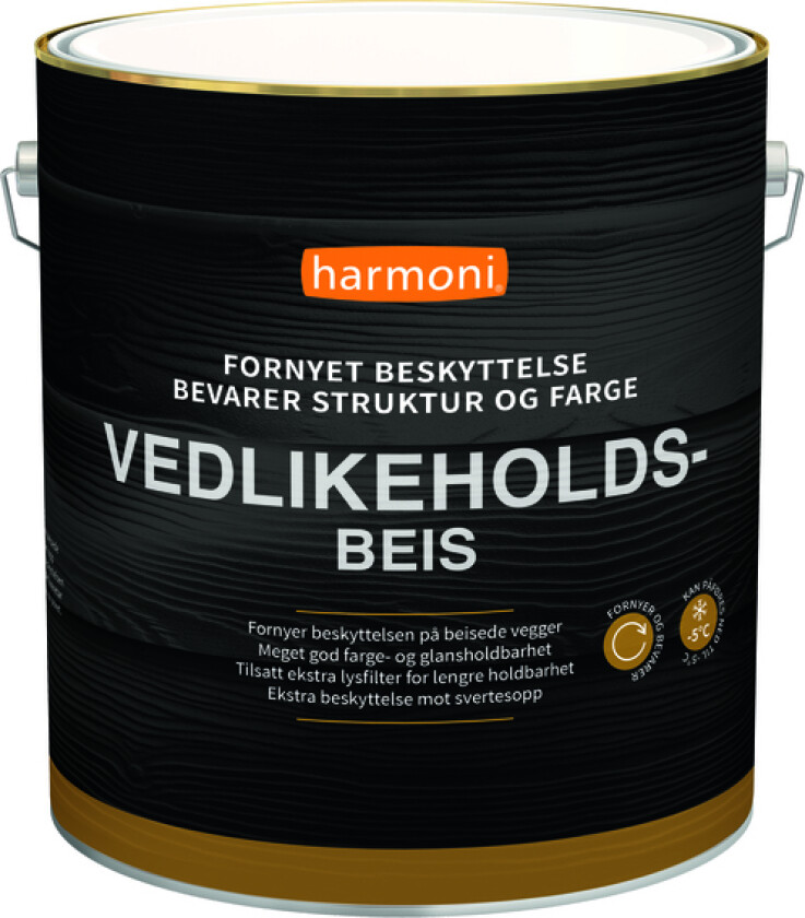 Vedlikeholdsbeis klar base 9l