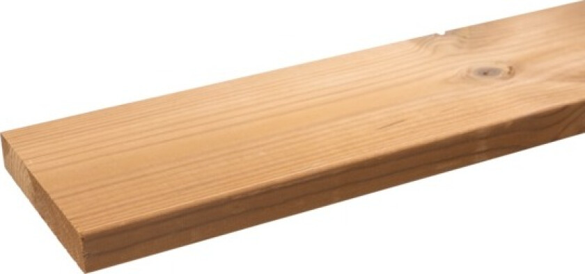 Terassebord termo varmebehandlet furu løpemeter tykkelse x bredde: 26x117 mm u/sidespor brun