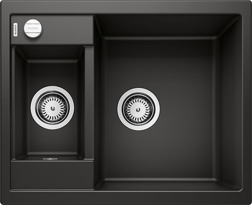 Kjøkkenvask blanco metra 6 pd sort opl m/ oppløft