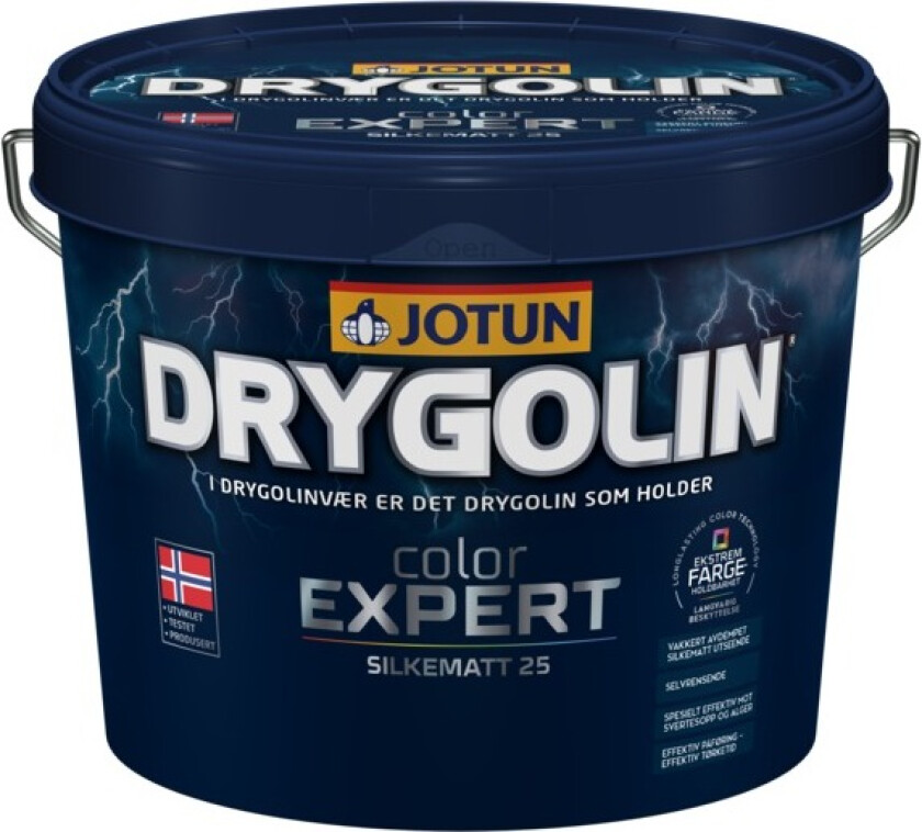Drygolin Eksteriørmaling color expert oksydrød bas 2.7l