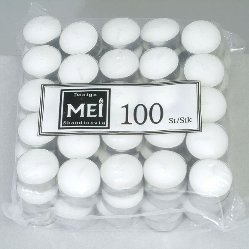 Bilde av Telys 100pk 5 timer brenntid