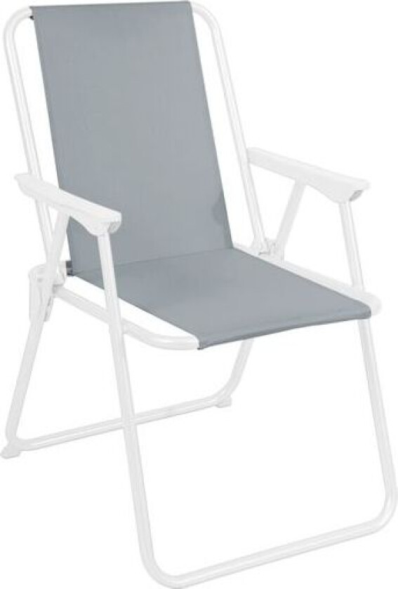 Strandstol palmeo lys grå