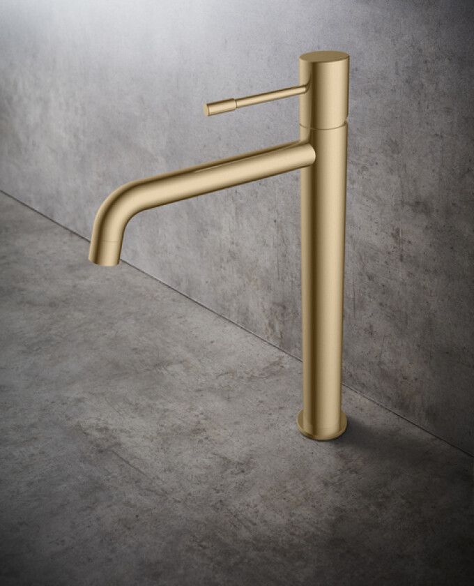 Blandebatteri fine høy messing matt