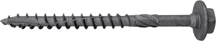 Treskrue xlnt c4 hex sekskanthode t30 10mm ø: 6mm l: 55mm ant: 100stk