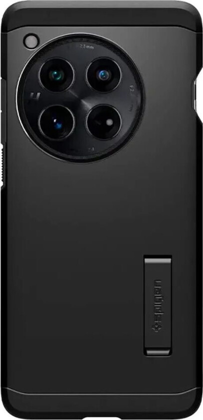 OnePlus 12 Tough Armor Deksel m. Kickstand - Svart