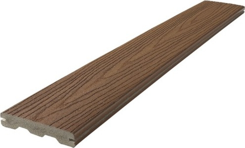 Terrassebord fiberon good life kompositt kompositt 24x133x4880 mm bungalow brun