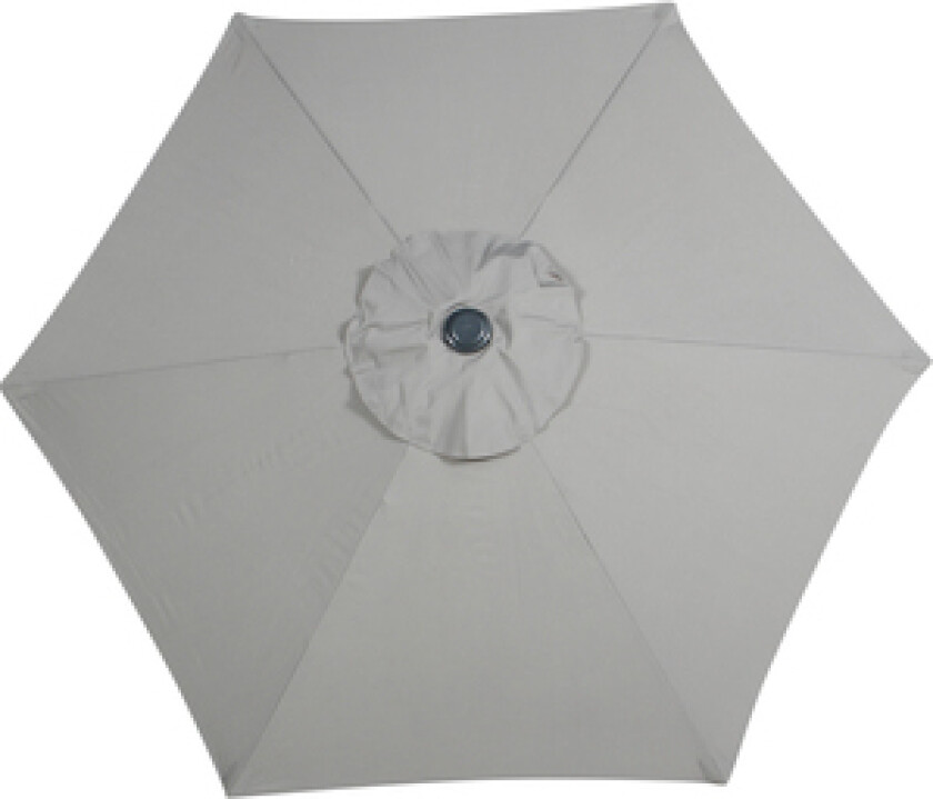 Parasoll porto 2,7m med tilt lys grå