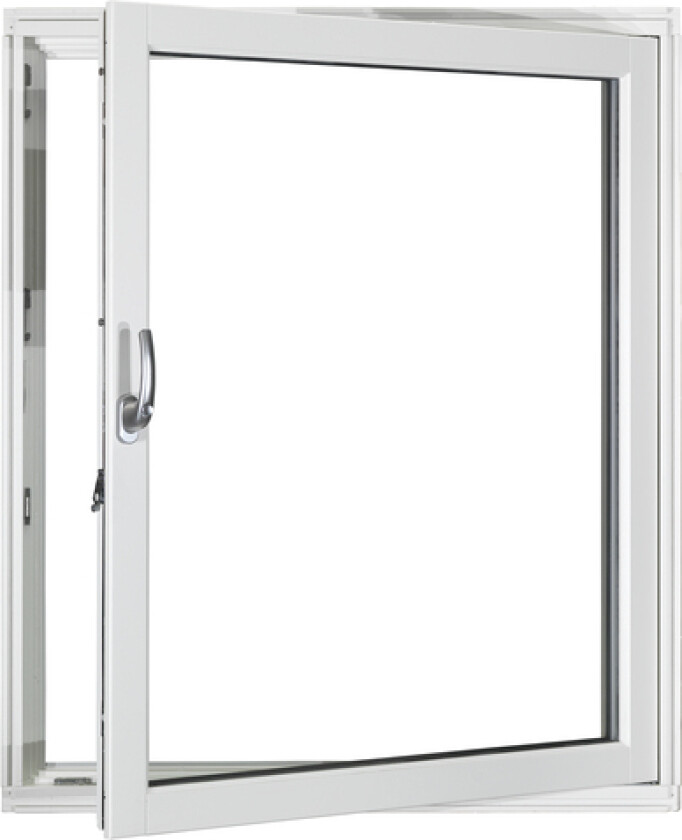 Bilde av Vindu innadslående 990x1190 hvit m/v innadslående basic 1,2 to-veis