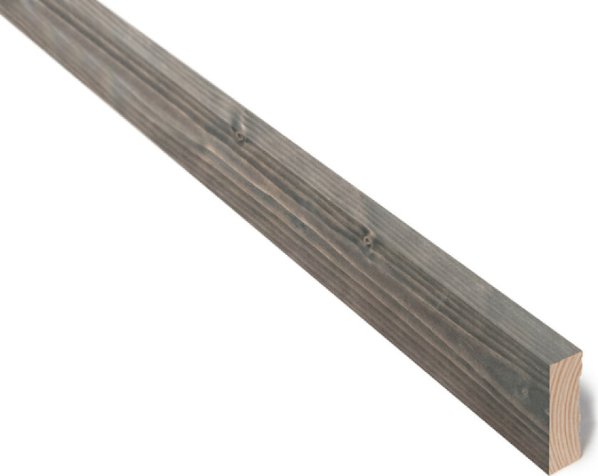 Bilde av Karmlist beiset gran 17x56 mm mørkne