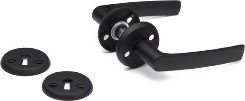 Dørvrider torino innvendig sort aluminium