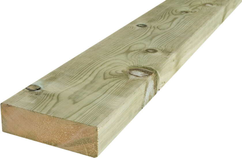 Konstruksjonsvirke furu 48x148x4800 cu-imp c24 fotkappet stk