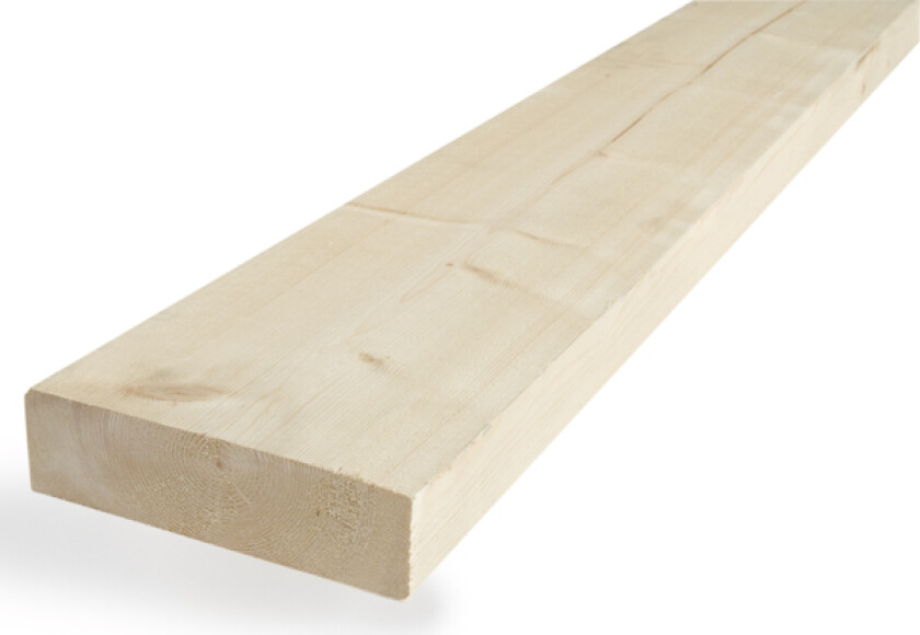 Konstruksjonsvirke gran 48x223x4200 c24 fotkappet stk