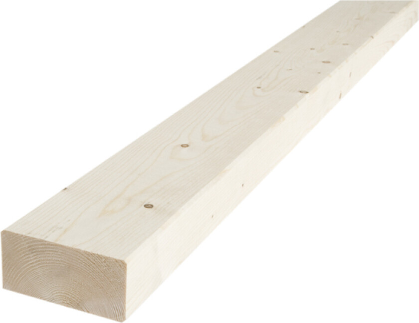 Konstruksjonsvirke gran 48x098x4200 c24 fotkappet stk