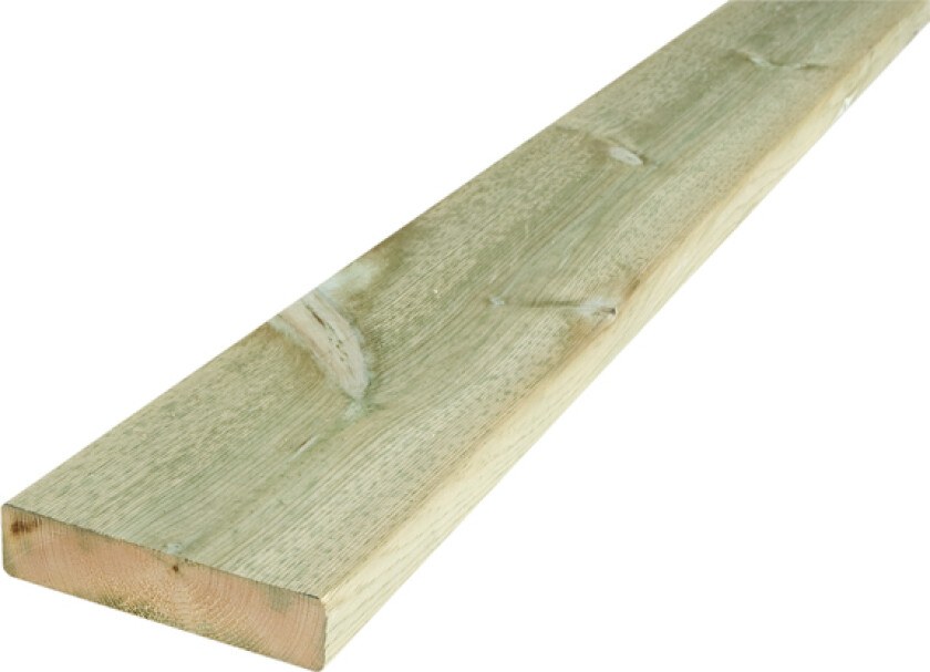 Terrassebord cu impregnert furu 28x120x4500 mm klasse 1