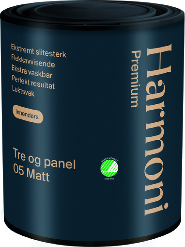 Oljemaling premium 05 hvit 0,68l panel og tre