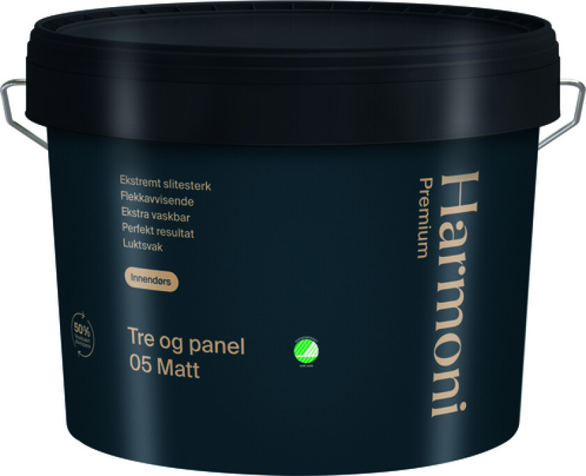 Interiørmaling premium 05 hvit 9l