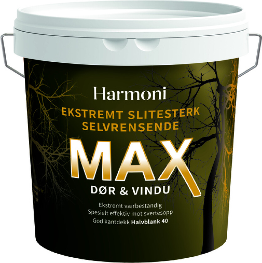 Dør og vindu max base hvit 2,7l