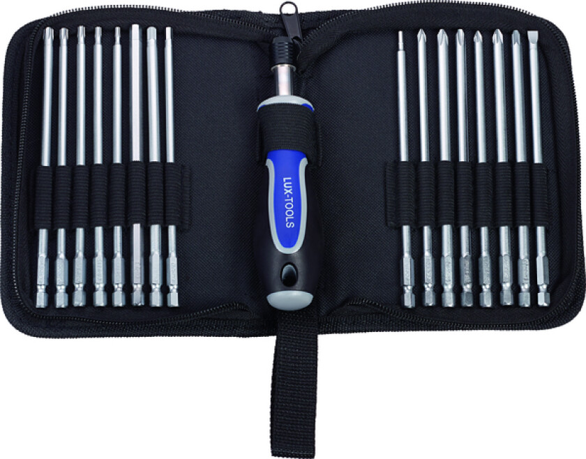 Skrutrekkersett 17 deler proff