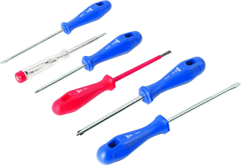 Skrutrekkersett 6 stk classic