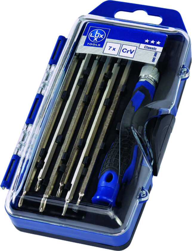 Skrutrekkersett presisjon 7 deler classic
