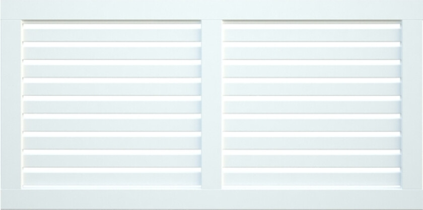 Levegg doris4 180x90cm hvitmalt